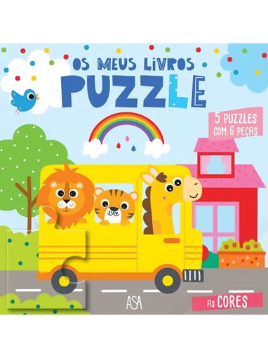 Os Meus Livros Puzzle: As cores