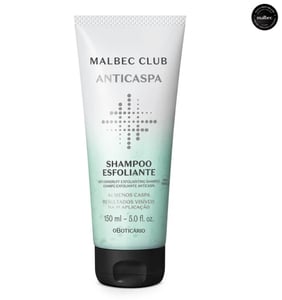 Imagem do produto Shampoo Esfoliante Anticaspa Malbec Club 150 ml