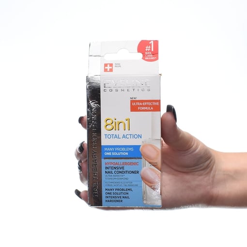Condicionador de Unhas 8 em 1 Total Action Eveline 12ml