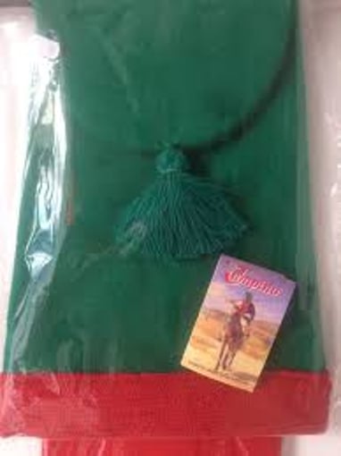 Barrete Campino Verde E Vermelho-603-562