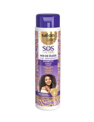 Salon line Sos Cachos Mix de Óleos Shampoo 300ml