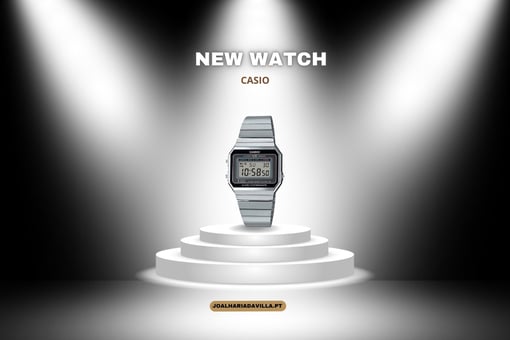 Relógio Casio Vintage EDGY A700WE-1AEF - Estilo e Funcionalidade