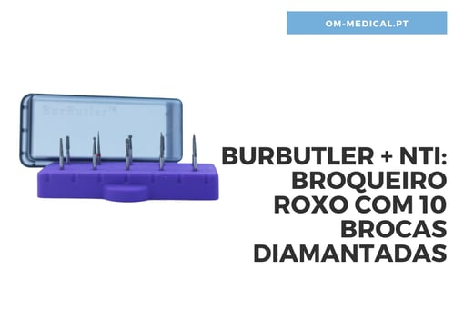 BURBUTLER + NTI: Broqueiro Roxo com 10 Brocas Diamantadas