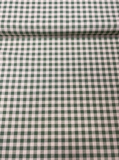 Algodão Xadrez Verde