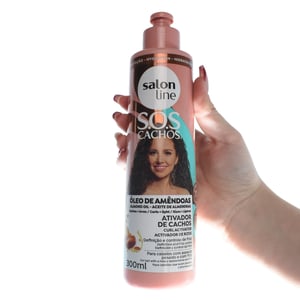 Imagem do produto Salon Line S.O.S Cachos Ativador Óleo de Amêndoas 300ml