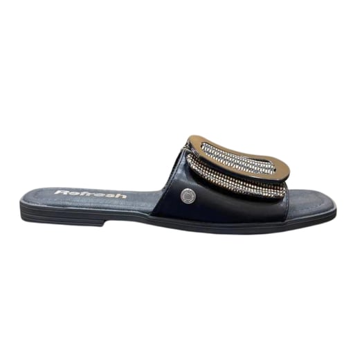 Chinelo Refresh Preto com Fivela-280-240