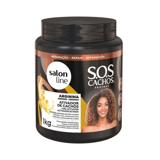 Ativador de Cachos Arginina S.O.S Cachos 1kg – Salon Line-1028-277