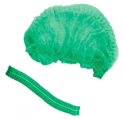 QMS Toucas Redondas TNT Verdes (100 uni.)