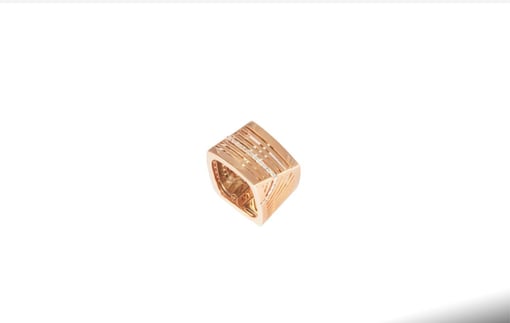 Anel em Ouro Amarelo e Branco 18K com 0,17 ct de Brilhantes