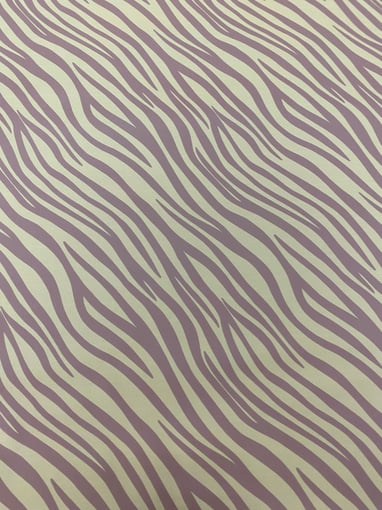 Tela Impermeável Estampa de Zebra castanha e Beje