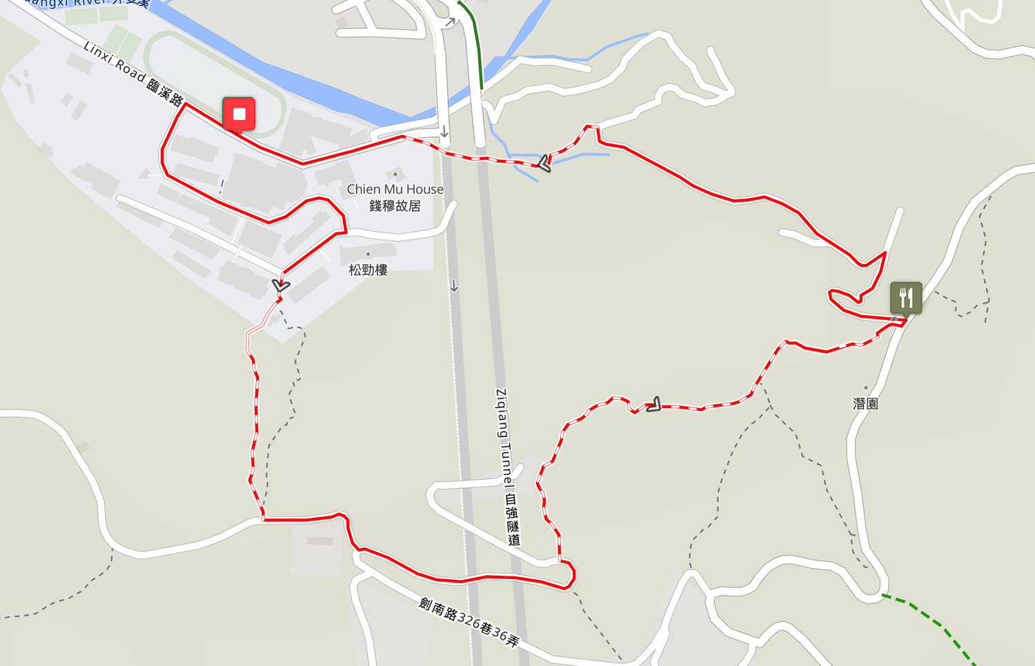 2026 SKYHUNTER 士林越野 SKY FAMILY 3公里路線圖