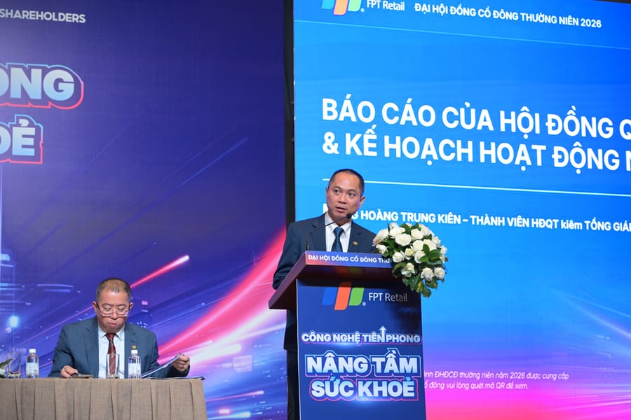 ĐHĐCĐ Bán lẻ FPT: Đặt mục tiêu lãi tăng 27%, thêm 450 điểm bán chuỗi Long Châu trong năm 2026