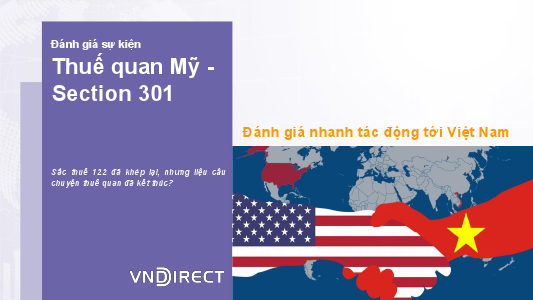 Đánh giá Sự kiện: Thuế quan Mỹ - Section 301