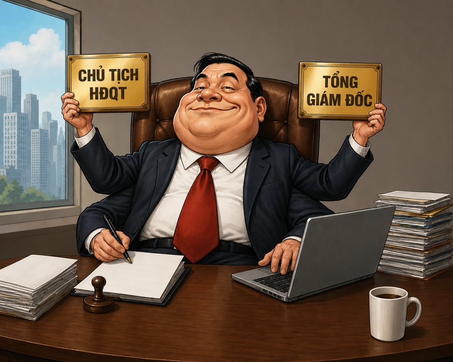 Ủy ban Chứng khoán xử phạt một Chủ tịch Hội đồng quản trị vì kiêm Tổng giám đốc