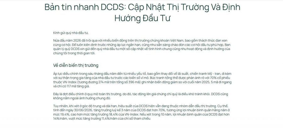 70% cổ phiếu trên sàn giảm giá, Dragon Capital cho rằng thị trường đang định giá sai?
