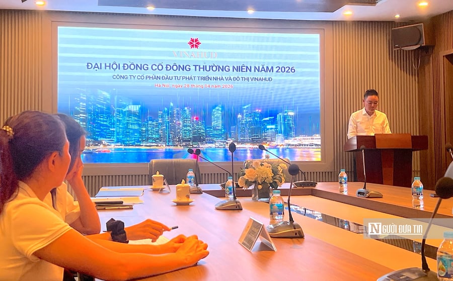 12 cổ đông tham dự, Vinahud tổ chức bất thành ĐHĐCĐ 2026