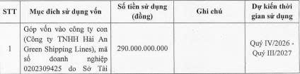 Viconship muốn vay 2.200 tỷ đồng từ các công ty con
