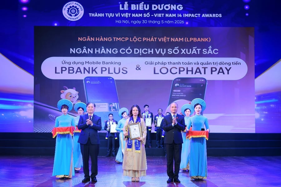 LPBank lập "cú đúp" giải thưởng danh giá tại Vietnam I4 Impact Awards 2026