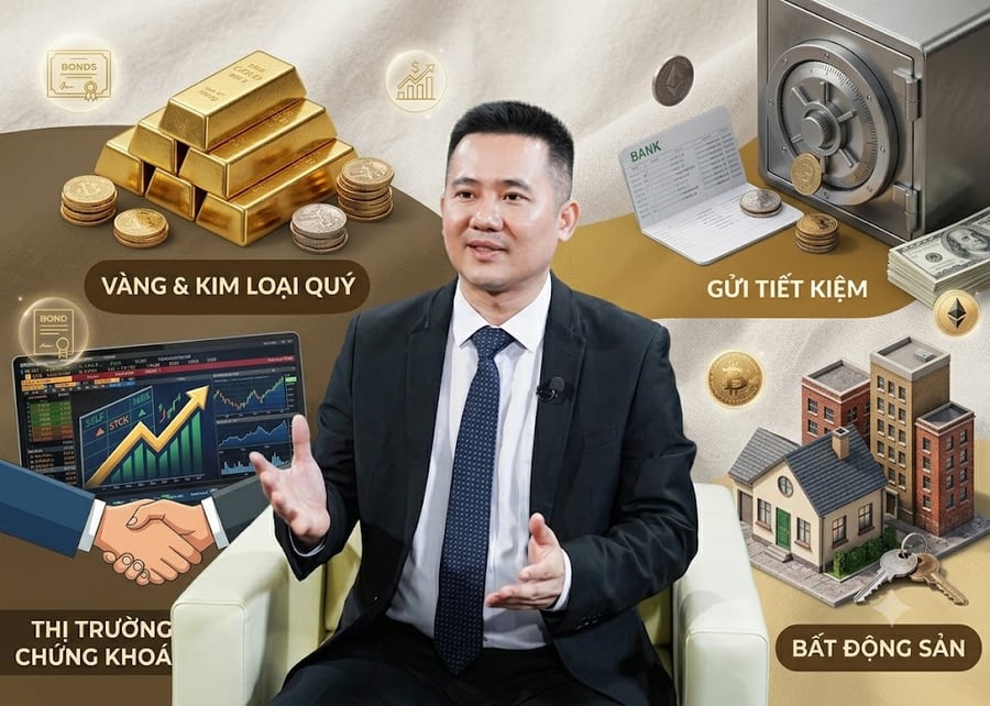 Mua vàng hay gửi tiết kiệm cũng chưa chắc là tài sản an toàn, Tổng Giám đốc ABS chỉ ra 4 nhóm nhà đầu tư dễ thua lỗ nhất hiện nay