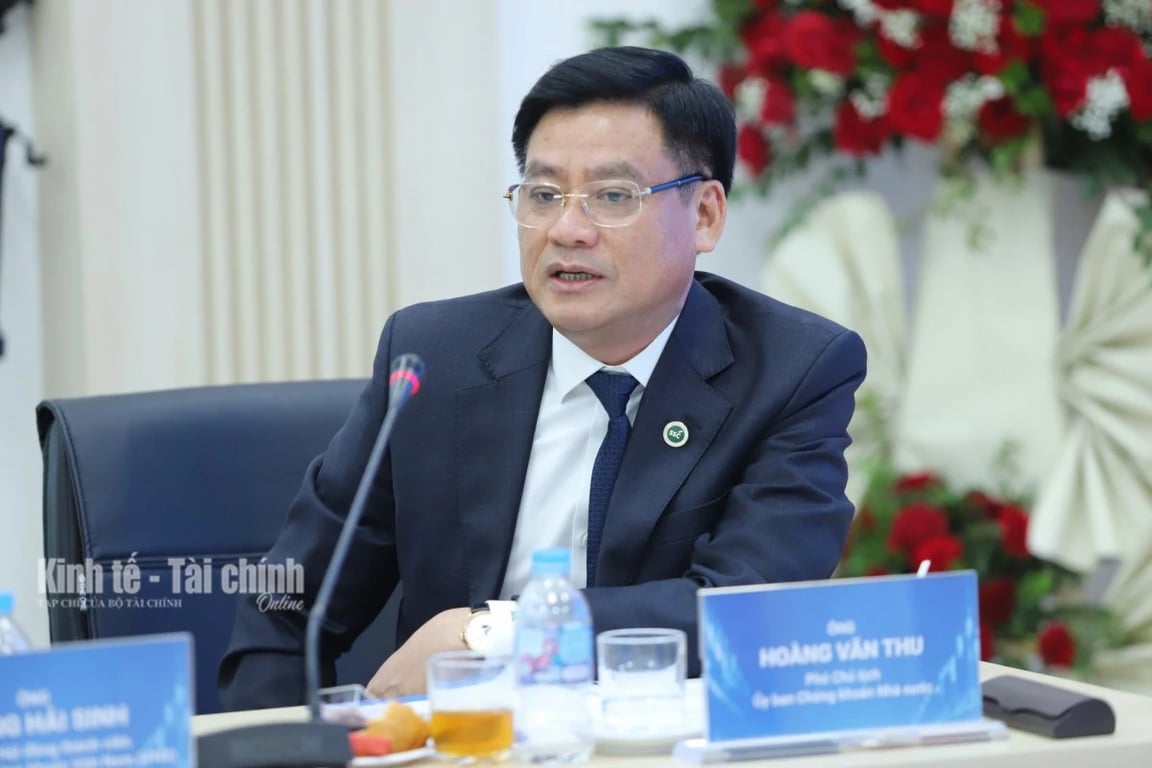 Phó Chủ tịch UBCKNN Hoàng Văn Thu phát biểu tại tọa đàm