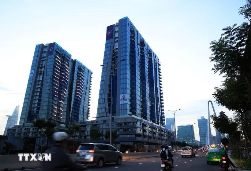 Khu vực lõi Trung tâm tài chính quốc tế ở bán đảo Thủ Thiêm, phường An Khánh, Thành phố Hồ Chí Minh.