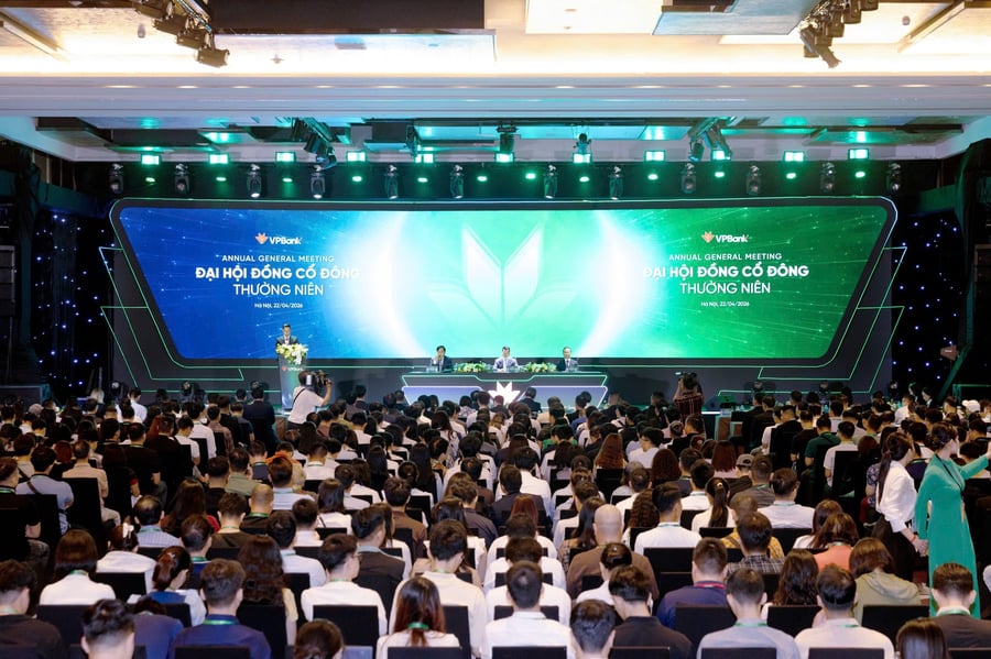 Đại hội cổ đông VPBank 2026: Thông qua tăng vốn, đặt mục tiêu tăng trưởng cao