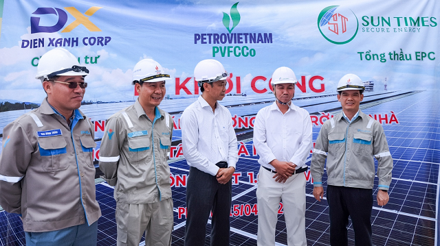 DPM khởi công dự án điện mặt trời mái nhà kho 20,000 tấn tại Nhà máy Đạm Phú Mỹ