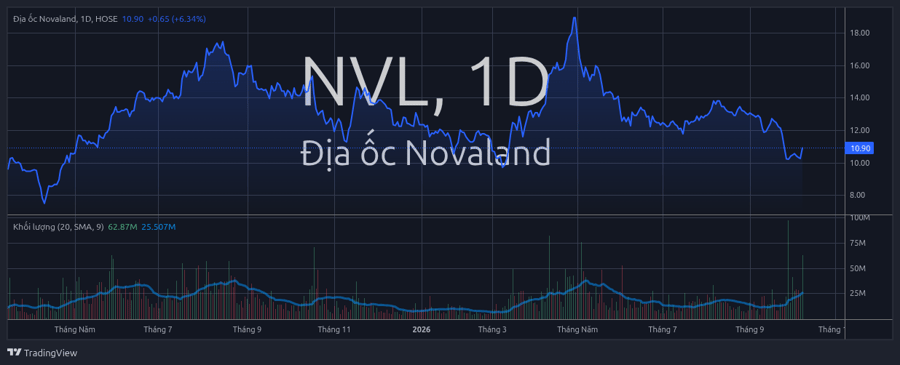 Cổ phiếu Novaland bất ngờ "có biến"