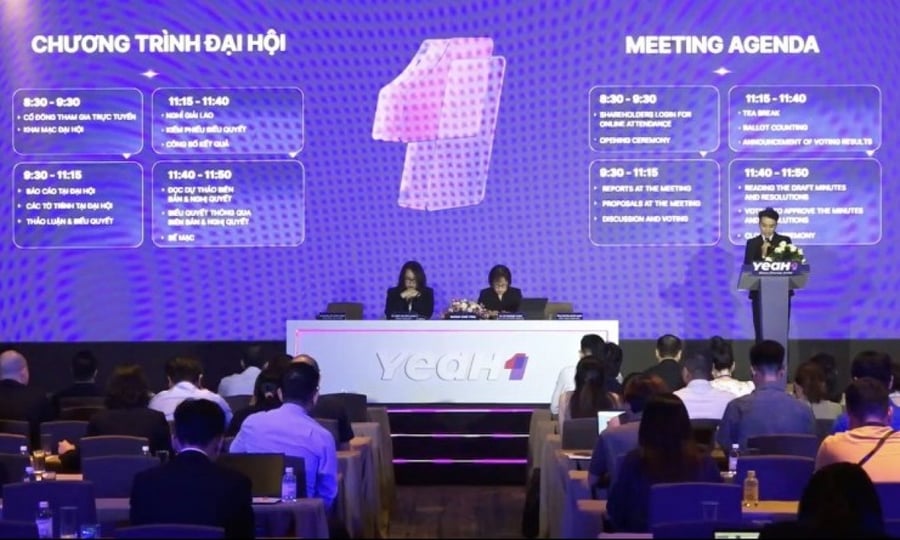 ĐHĐCĐ Yeah1: Tăng vốn lên hơn 2.300 tỷ đồng, tiếp tục không chia cổ tức