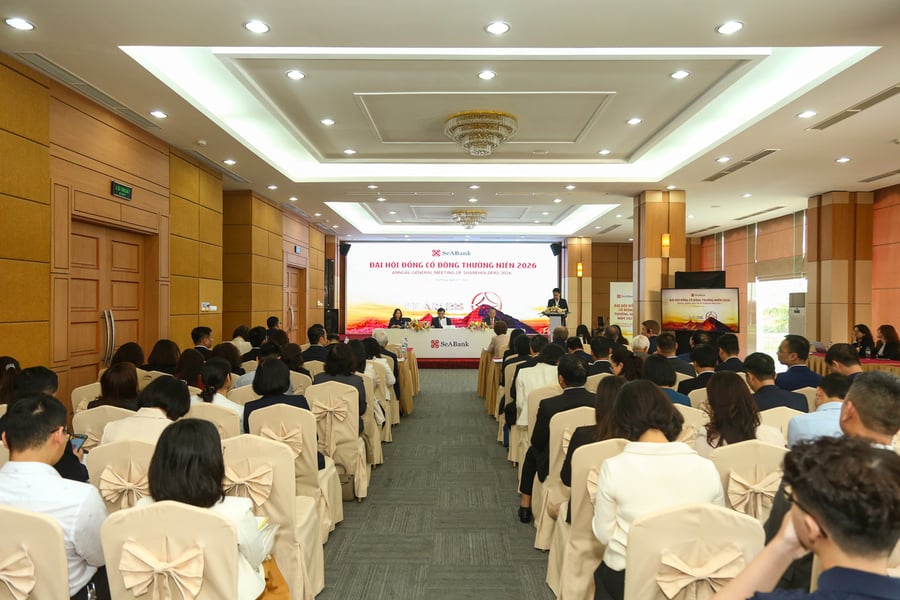 Đại hội đồng cổ đông: SeABank chốt trả cổ tức 20,5%, tăng vốn lên 34.688 tỷ đồng