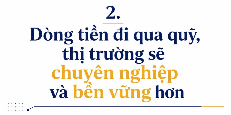 Mở lối dòng tiền cá nhân vào đầu tư chuyên nghiệp
