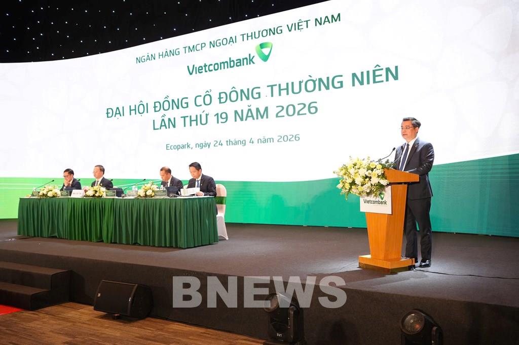 Chủ tịch HĐQT Vietcombank phát biểu
