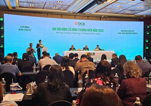 ĐHĐCĐ OCB: Kế hoạch lợi nhuận 2026 tăng 39%, tăng vốn điều lệ lên hơn 30,600 tỷ đồng