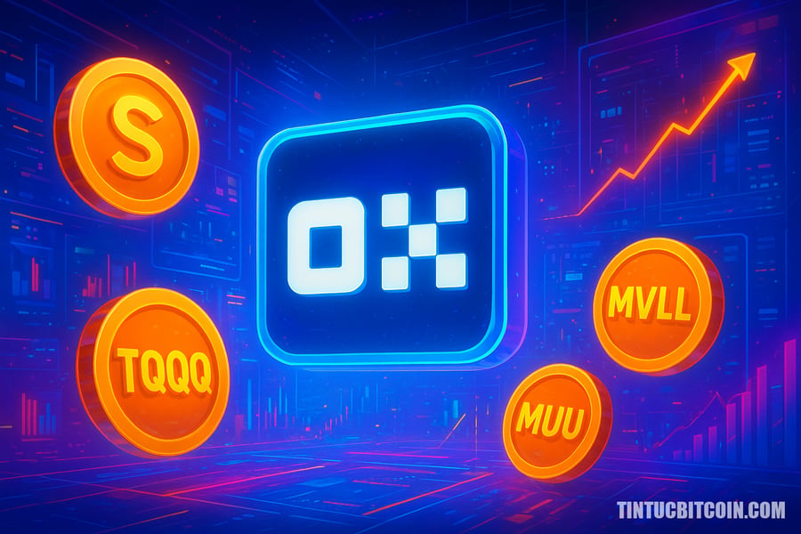 OKX ra mắt hợp đồng vĩnh viễn SOFTBANK, TQQQ, MVLL, MUU
