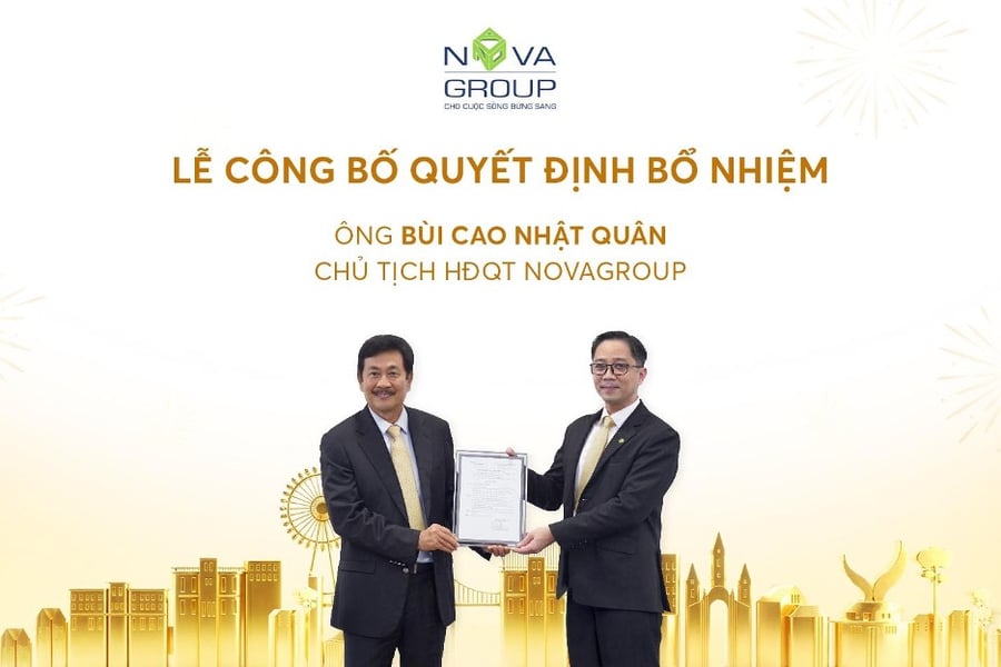Nhà sáng lập Bùi Thành Nhơn vừa chuyển giao vai trò chủ tịch NovaGroup cho con trai
