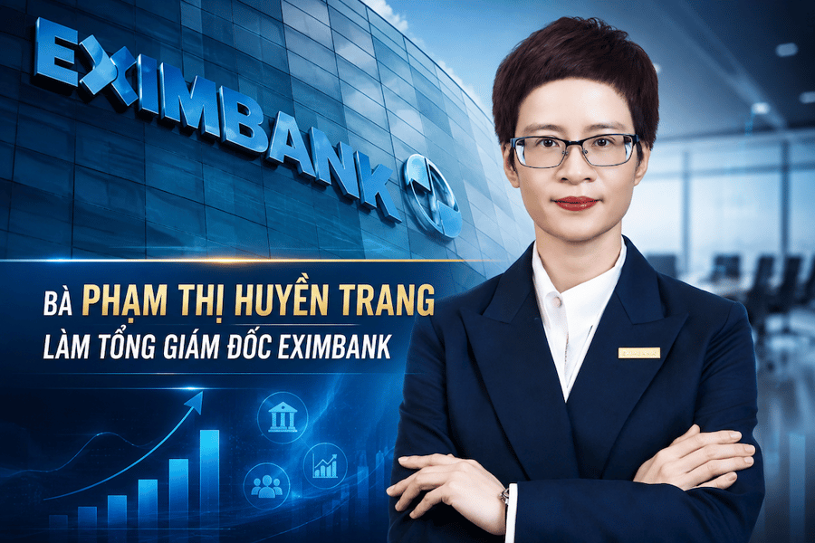 Bà Phạm Thị Huyền Trang được bổ nhiệm làm Tổng Giám đốc Eximbank