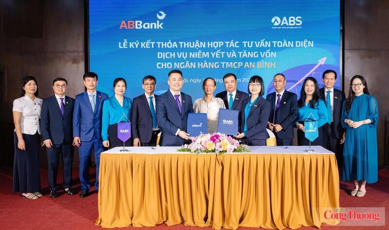 ABBank và ABS ký kết thỏa thuận hợp tác tư vấn toàn diện dịch vụ niêm yết và tăng vốn điều lệ