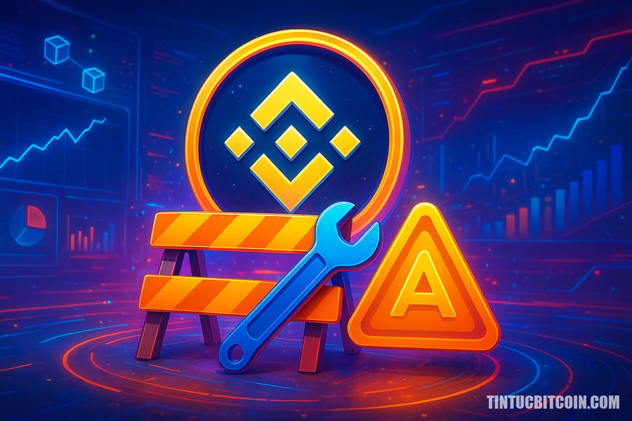 Binance tạm dừng giao dịch chứng khoán token hóa Alpha vì bảo trì ngoài hệ thống