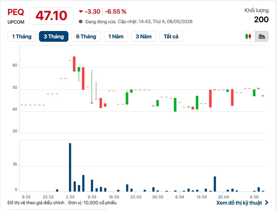 Một công ty chốt ngày trả cổ tức tiền mặt 20%