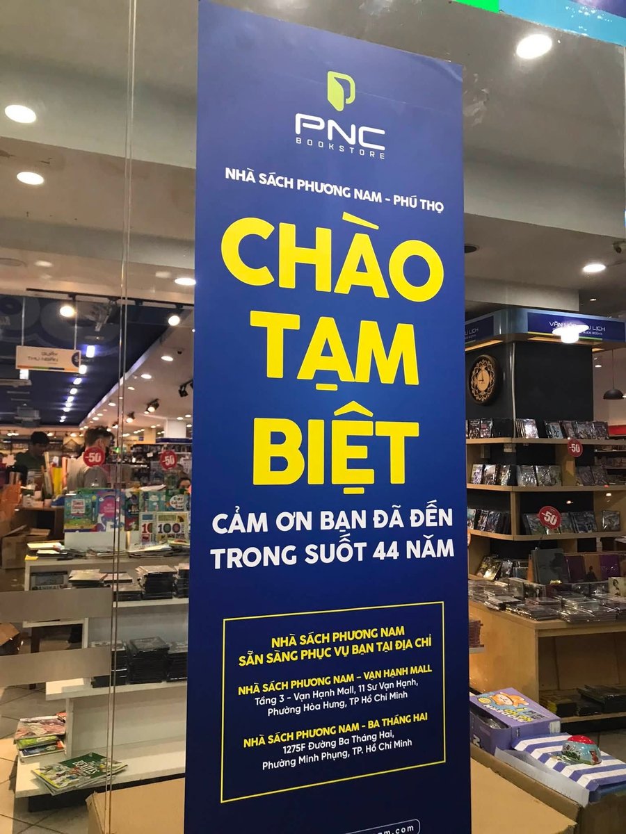 Nhà sách Phương Nam đóng chi nhánh hơn 44 năm tuổi, chủ chuỗi lỗ sâu