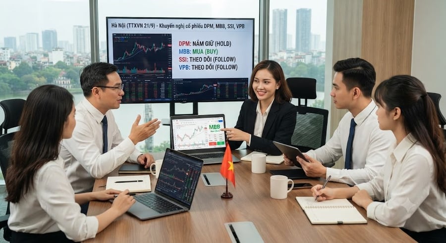 Khuyến nghị nắm giữ DPM, mua MBB và theo dõi SSI, VPB