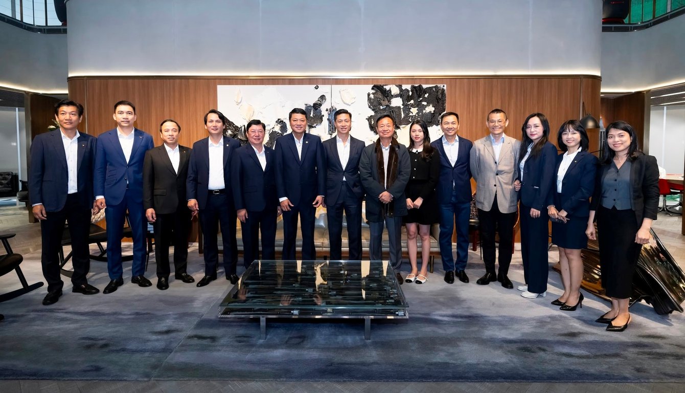 Đại diện lãnh đạo BIDV tham quan trụ sở Gaw Capital Partners