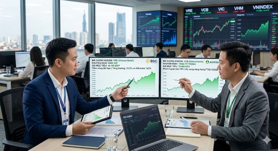 Khuyến nghị cổ phiếu VRE và VCB: Tiềm năng tăng giá từ 10-16%