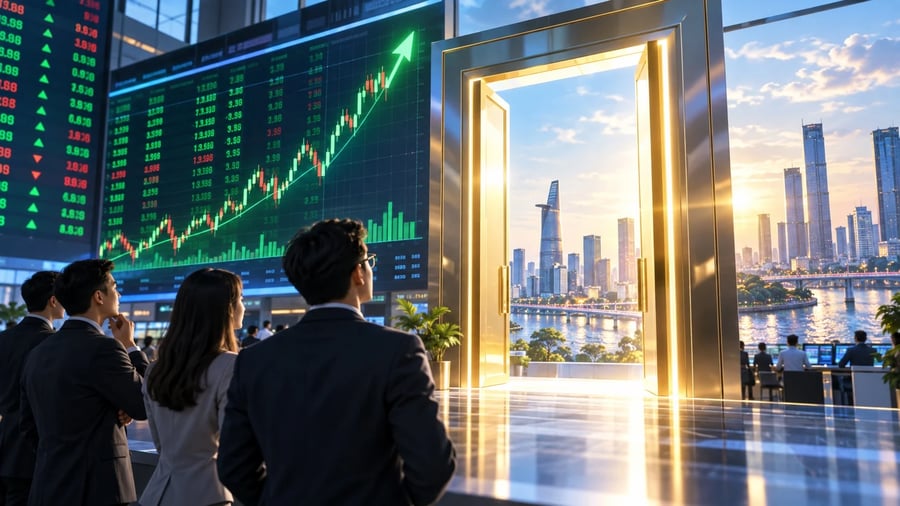 Thăng hạng chứng khoán: Đón dòng vốn, nâng chuẩn thị trường
