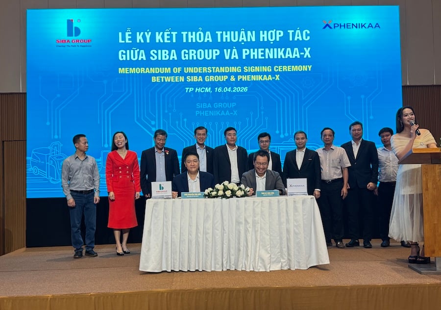 Hình hợp tác SBG và Phenikaa-X