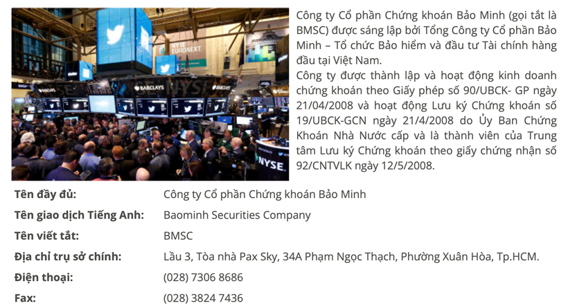 Công ty cổ phần Chứng khoán Bảo Minh bị xử phạt 780 triệu đồng
