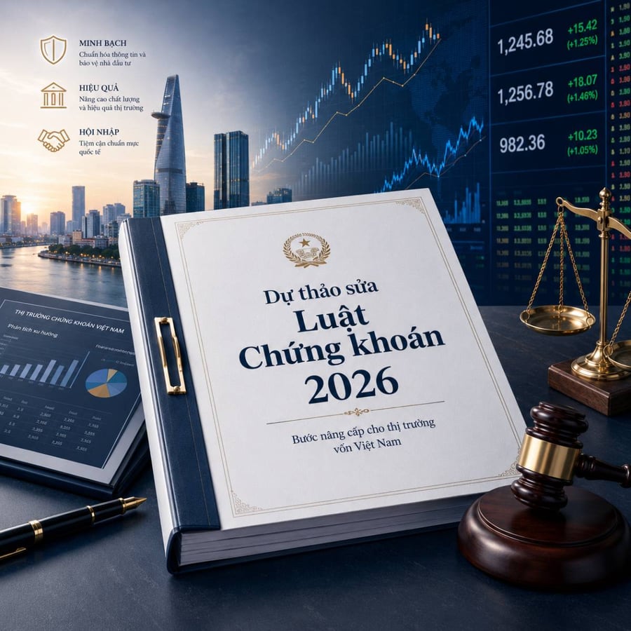 Dự thảo sửa Luật Chứng khoán 2026: Một bước “nâng cấp hệ điều hành” cho thị trường vốn Việt Nam
