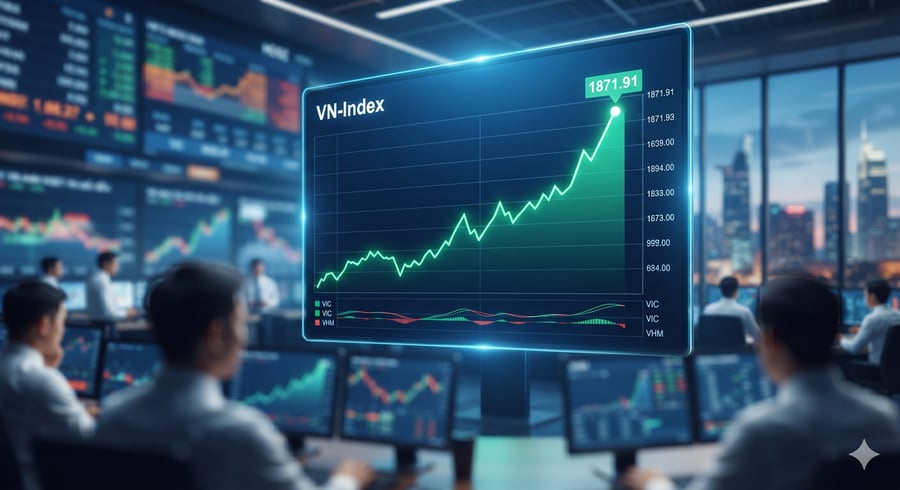 Chứng khoán tuần qua: VN-Index tăng điểm, dòng tiền vẫn thận trọng