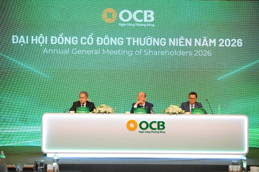 ĐHĐCĐ OCB: Mục tiêu lợi nhuận 2026 tăng 39%, đạt 6.960 tỷ đồng