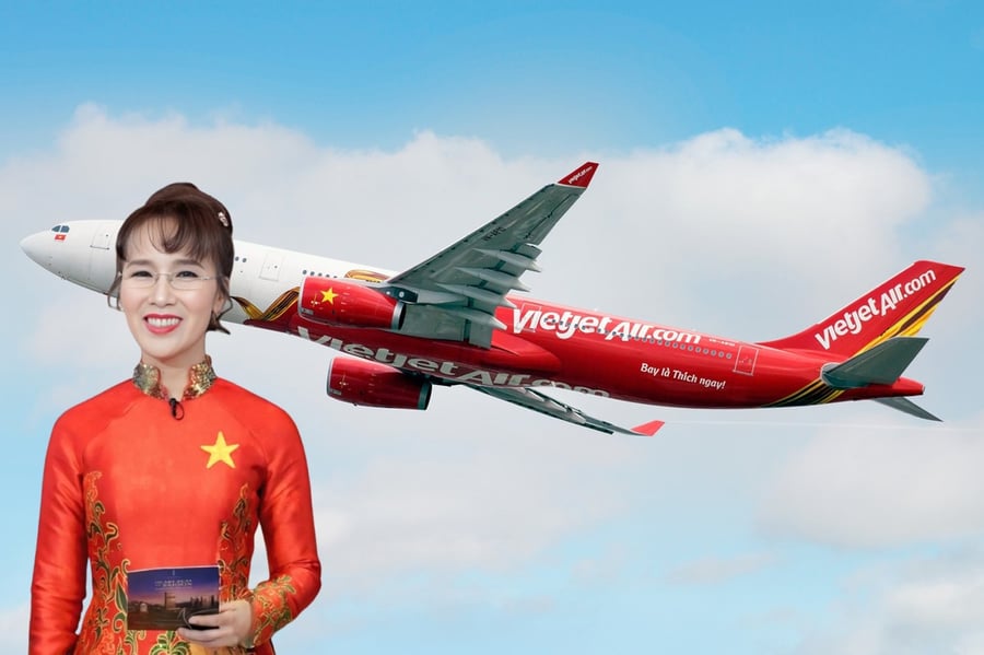 Chủ tịch Vietjet "kiếm" 200 triệu USD trong ngày cổ phiếu hàng không tạo sóng